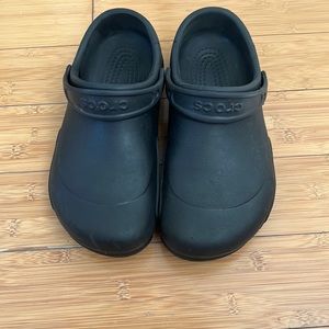 Slip resistant crocs!